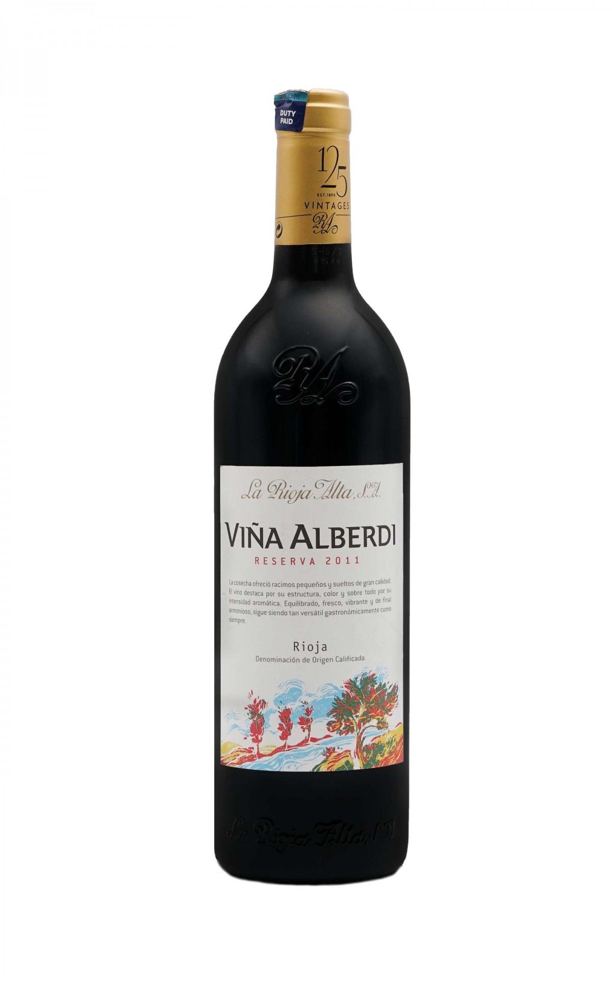 La Rioja Alta S.A. Vina Alberdi Reserva 2 Wine Wine
